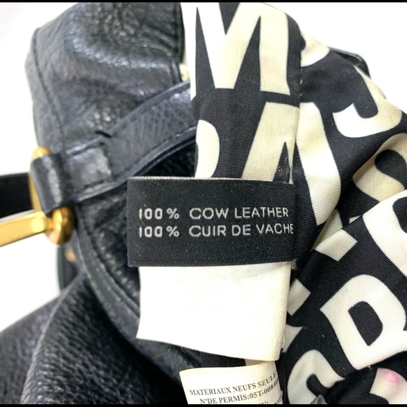 Marc by Marc Jacobs Classic Q Francesca Black Pebbled Leather Large Shoulder Bag - Picture 12 of 14